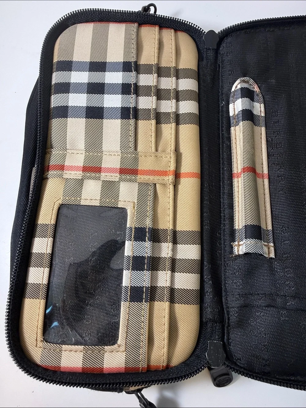 Burberry Golf Nova Check Tee Golf Wallet w/out Tees